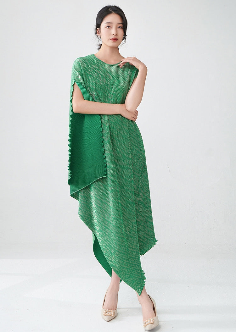 Emerald Ripple Dress